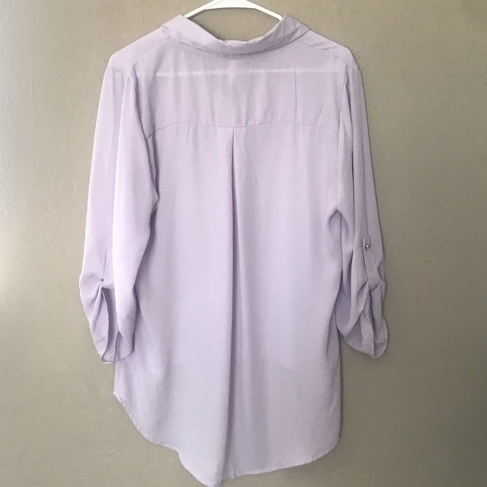 Studio Y Lilac and Rhinestone Blouse - Picture 2 of 5